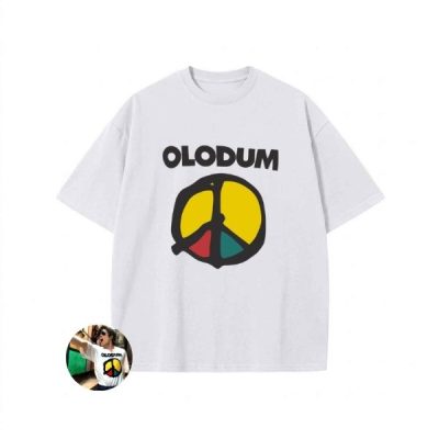 Olodum Brazilian Musical T-Shirt: Michael Jackson Peace Logo