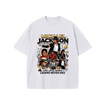 Michael Jackson King of Pop Vintage MJ Tribute Shirt