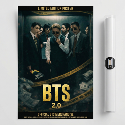 UNFRAMED BTS 2.0 Framed Poster – Luxury Wall Art for True BTS Fans