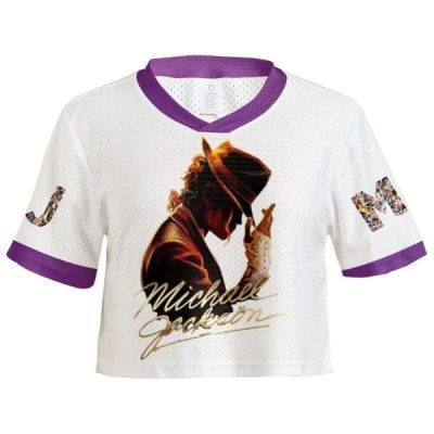 Michael jackson Crop top jersey, vintage graphic 90s Crop top, hip hop