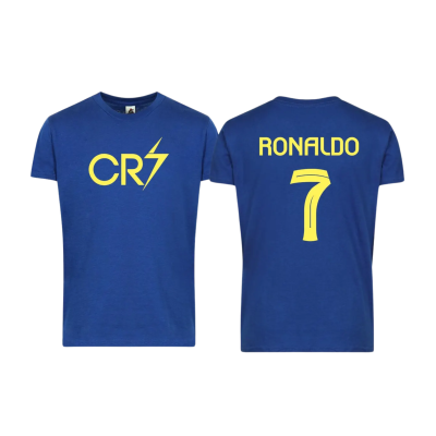 Ronaldo Soccer T-Shirt Cristiano Ronaldo #7, 100% Cotton