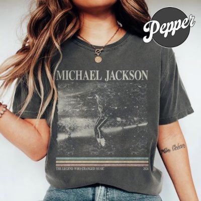 Michael "King Of Pop" The Legend Who Changed Music 2026 Vintage Comfort Color Shirt