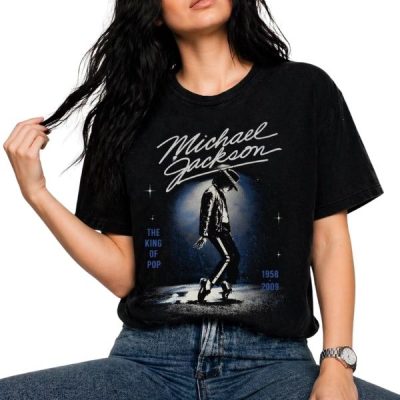 Michael Jackson Vintage Graphic Tee | King of Pop Retro Shirt, MJ Music Fan Gift