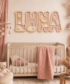 Personalized Baby Girl Name Decor,Unique Baby Shower Gift, Girl Nursery