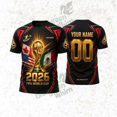 Custom World Cup 2026 3D Shirt