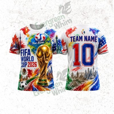 Custom World Cup 2026 3D Shirt