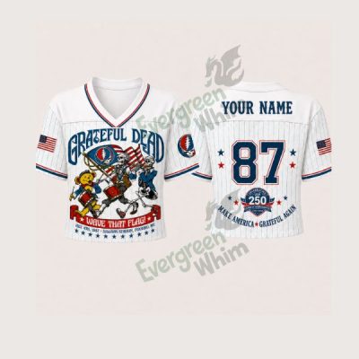 Grateful Dead July 4th Custom Name Fly Jersey