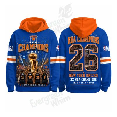New York Knicks Champions 3D Hoodie