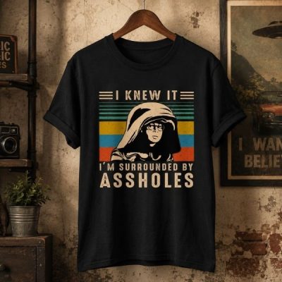 Knew It I'm Surrounded By Assholes Dark Helmet Shirt