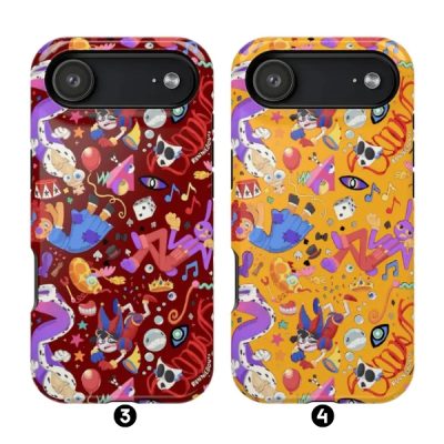 The Amazing Digital Circus Collage Phone Case Suitable for iPhone 17-11 Pro Max/Plus and Samsung Galaxy S23-25
