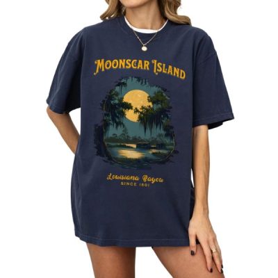 Moonscar Island Sweatshirt: Retro Cartoon Halloween Movie, 90s Nostalgia