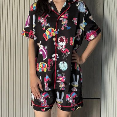 Women's Cute Circus Character Pajamas Set