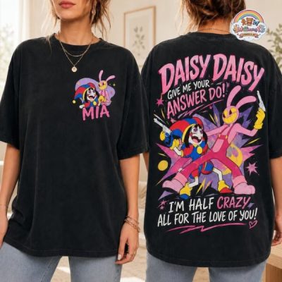 Comfort Colors Personalized The Amazing Digital Circus Shirt, Custom Name Birthday Boy & Girl Tee, Tadc Shirt,Tadc