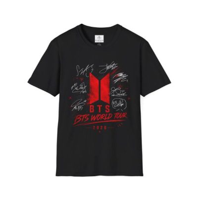 TS World Tour 2026 T-Shirt | Band Logo, Autograph Graphic