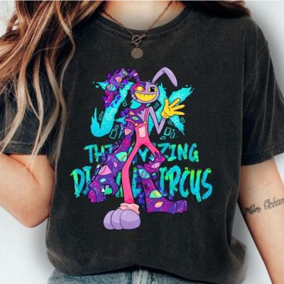 Jax The Amazing Digital Circus Tshirt, TADC Fan Gift, Circus Characters Shirts, Jax Circus shirts, Anime Tshirts, Gift Birthday for Boy Girl