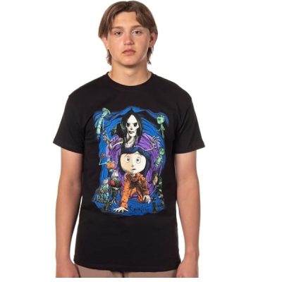 Coraline Character T-shirt Cotton For men Women All