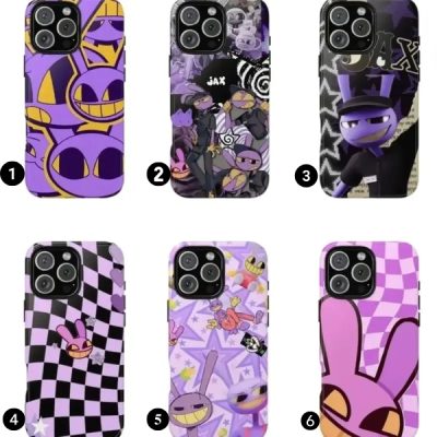 Jax The Amazing Digital Circus Phone Case, Anime Case Compatible with iPhone 11, 12, 13, 14, 15, 16, 17 & Samsung S22 S23 S24 S25 S26 – check our available sizes