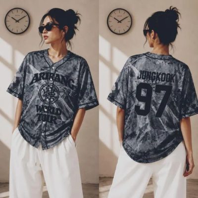 Custom BTS Members Baseball Jersey, Arirang 2026 world tour jersey